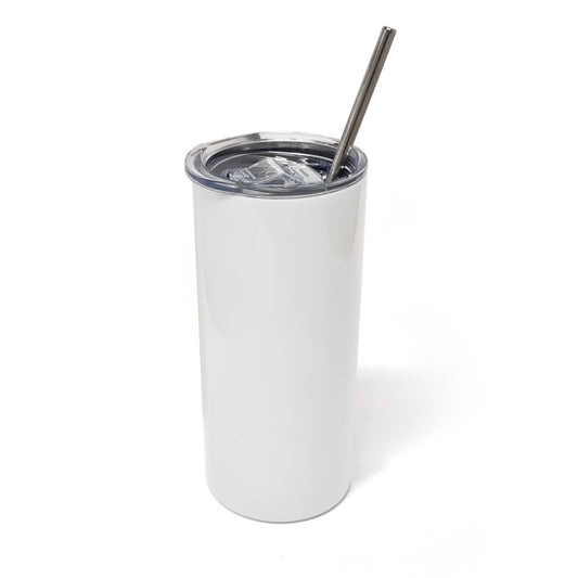 Sublimation Stainless Steel Skinny Tumbler 16oz White