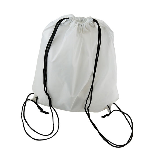 Sublimation Polyester White Drawstring Bag 34cm x 40cm