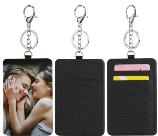 Sublimation keyring card holder